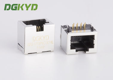 محمية معدنية الإناث RJ45 إيثرنت جاك موصل بدون محول ، 11.5mm