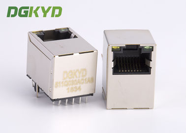 أعلى الدخول RJ45 لان جاك ، Cat6 Gigabit Rj45 وحدات جاك مع محول