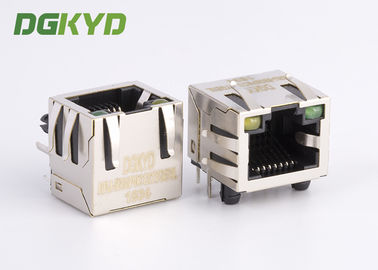 KRJ - 56S8P8C1X1YGENL المعادن محمية RJ45 جاك موصل دون محول