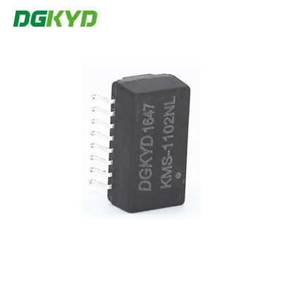 Customized Safety 1500V AC Isolated Transformers SMD 16 PIN 100BASE Filter