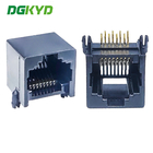 DGKYD5521188IWA1DY4 full plastic light free RJ45 mesh connector 8P8C PBT material