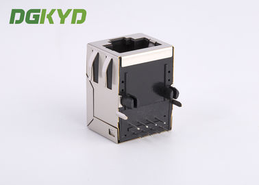 Through hole RJ45 Female Jack  , 8 Pin cat5 rj45 connector with magnetics