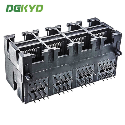 Multiport RJ45 Connector All Plastic Lamp Free 8P8C Without Filter