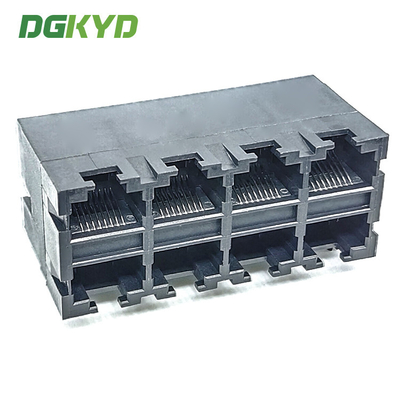 Multiport RJ45 Connector All Plastic Lamp Free 8P8C Without Filter
