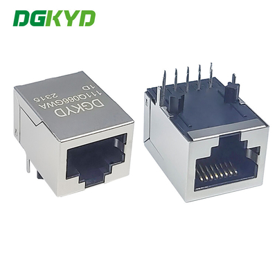 DGKYD111Q066GWA1D RJ45 Connector 1000M Integrated Transformer Without Light