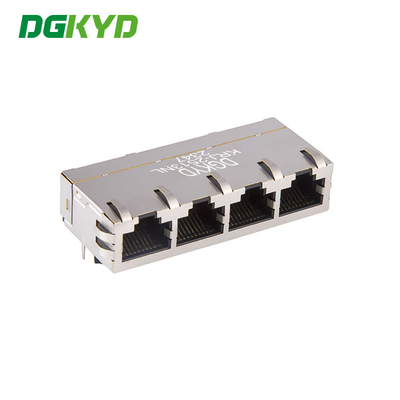 Gigabit Network Socket 4 Gang RJ45 Connector Ethernet Interface KRJ-2513NL