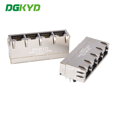 Gigabit Network Socket 4 Gang RJ45 Connector Ethernet Interface KRJ-2513NL