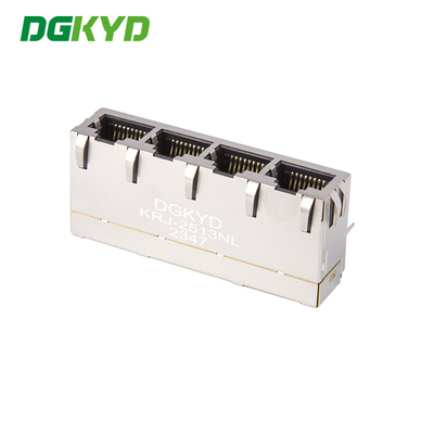 Gigabit Network Socket 4 Gang RJ45 Connector Ethernet Interface KRJ-2513NL