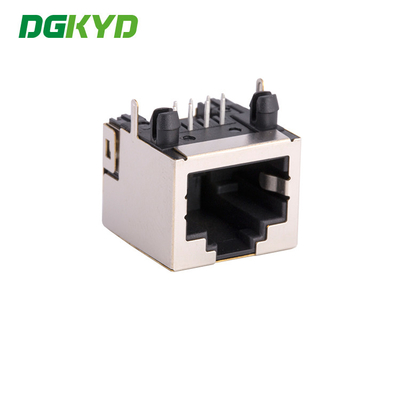 KRJ-56S8P8C1X1BNL Single Port RJ45 Connector Without Light Or Spring Without Filter Network Port Socket