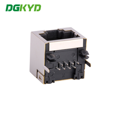 KRJ-56S8P8C1X1BNL Single Port RJ45 Connector Without Light Or Spring Without Filter Network Port Socket
