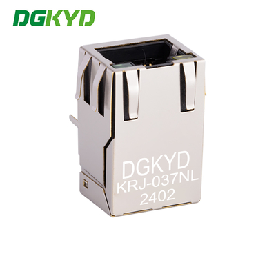 KRJ-037NL Single Core RJ45 Transformer 100M RJ45 Computer Connector Cat5 RJ45 Magnetic Connector