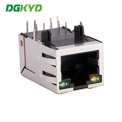 KRJ-037NL Single Core RJ45 Transformer 100M RJ45 Computer Connector Cat5 RJ45 Magnetic Connector