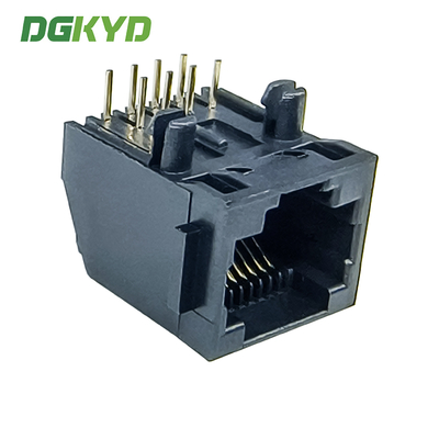 RJ45 connector 8P8C interface full plastic ear communication interface DGKYD5721E1188IWA1DBU4