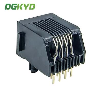 RJ45 connector 8P8C interface full plastic ear communication interface DGKYD5721E1188IWA1DBU4