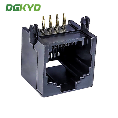 RJ45 Connector 5521 Lamp Free All Plastic 8P8C Round Pin Socket DGKYD55211188IWA1DY1