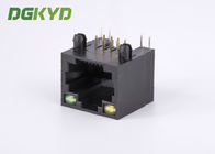 DGKYD-56YGZNL Unshielded Ethernet Connector Rj45 Single Port with Y/G Led RJ45 Without Transformer
