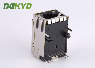 10/100 Base single port 6P8C RJ45 modular jack ethernet connector with lan filter