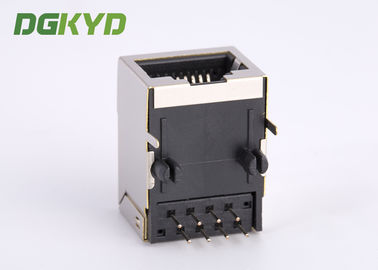 21.3mm 1X1 Single Port shielded RJ45 Modular jack without transformer