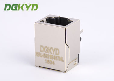 21.3mm 1X1 Single Port shielded RJ45 Modular jack without transformer
