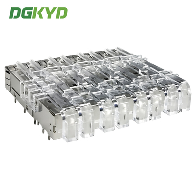 SFP+1X4 Cage With Optical Tube SFP Connector Fiber Cage DGKYD14SFP10711114W035057