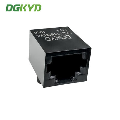RJ11 interface connector 6P6C round needle 6U horizontal mesh port DGKYD56211166IWA1DY4