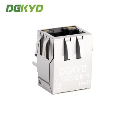 RJ45 interface industrial network port connector 8P8C with shielded shell DGKYD111B033DB1A1D