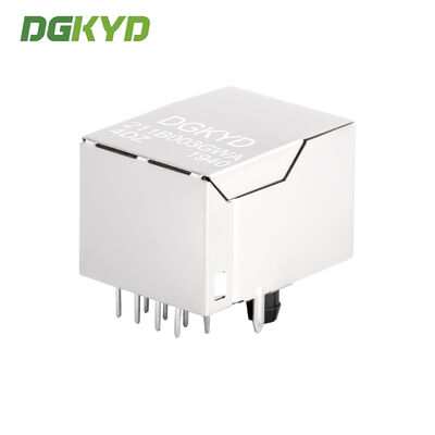 RJ45 connector 100Mbps with filter and gold plating modular jack for PCB applications