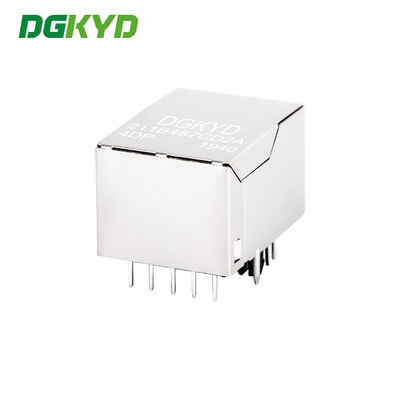 Industrial Grade 100Mbps RJ45 Connector with Light Strip Filter and Transformer