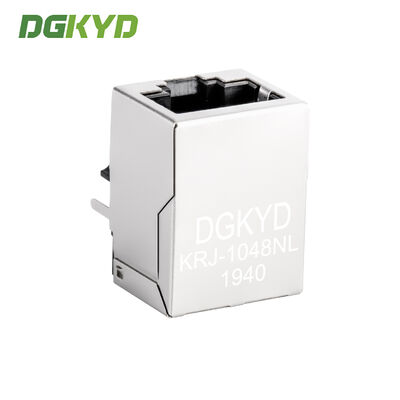 10/100 Base CAT5 Industrial Network Interface Shielded RJ45 Connector with Transformer