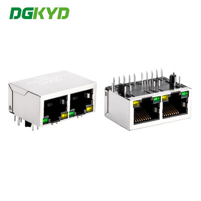 Shielded RJ45 Connector 8P8C Gigabit Modular Jack for Industrial Network Port