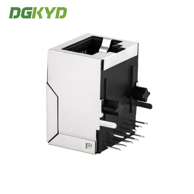Gigabit Ethernet Industrial Network Port RJ45 Shielded Connector Single In-line Package RJ45 Jack
