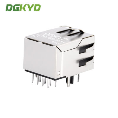 Single Port Shielded RJ45 Female Connector with Internal Isolation Transformer RJ45 Jack