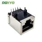 DGKYD59211118GWA1DY1022 Shielded Modular 8pin Female RJ45 Ethernet Connector Without LED