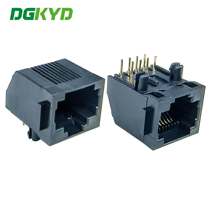 RJ45 connector 8P8C interface full plastic ear communication interface DGKYD5721E1188IWA1DBU4