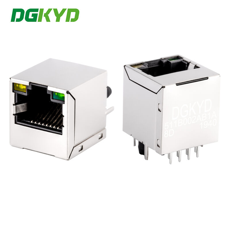 Vertical network interface RJ45 socket with light and filter socket DGKYD511B002AB1A8D