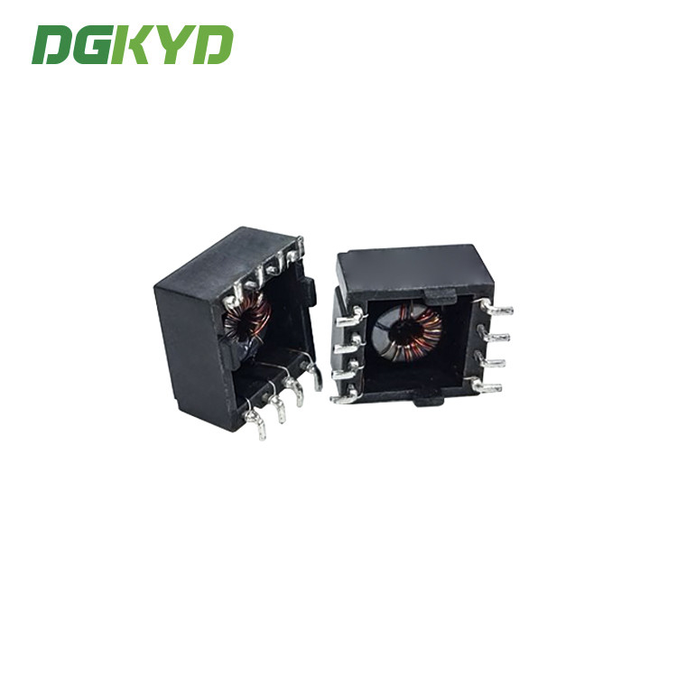 أسود 8Pin KT60844SR Ethernet Transformer SMD Network Filter