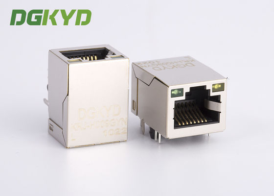 KRJ-H009GYNL Gigabit Network Jack Rj45 Keystone Module Single Port with LEDs