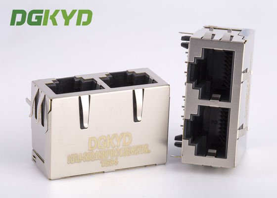 KRJ -5921S8P8C12E457NL 2 منفذ RJ45 واجهة جاك موصل الشبكة RJ45 وحدات جاك