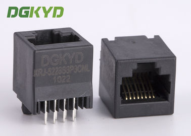 مقبس إيثرنت RJ45 Keystone Jack 8p8c غير محمي 180 درجة