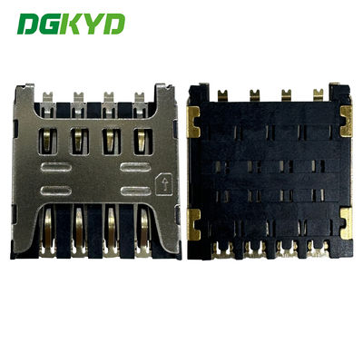 حامل البطاقة الميكرو نمط الدرج 1.5H 8P حامل بطاقة الهاتف TF SIM CONNECTOR DGKYDSIM15H8A6A2Y3WSC286