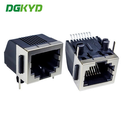 رابط RJ45 5721 SMT 8P8C مع أذن نصف حزمة منفذ شبكة محمي بدون LED DGKYD5721E1188GWA6SB1359