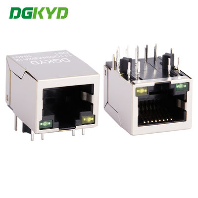 رابط RJ45 مع محول متكامل 10G مدمج مع الضوء والدرع DGKYD111Q594AB2A12DB1