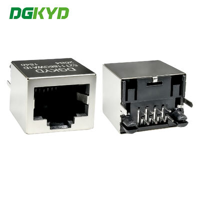 رابط RJ45 الرأسي بدون حماية الشريط الضوئي واجهة 6U مسطحة DGKYD52T1188GWA1D20B4