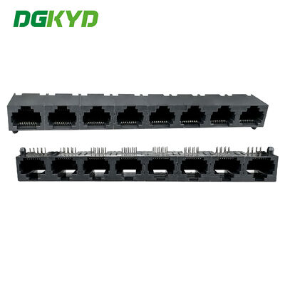 RJ45 1X8 8P8C جميع البلاستيك غير الضوئية الموصول منفذ شبكة DGKYD561888IWA1DY1022
