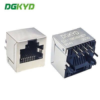 DGKYD52A1188GWA3DY9143 52A RJ45 8P8C رابط في خط 180 درجة