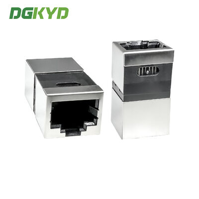 وحدة RJ45 محمية تمر مباشر جانب نحاسي بدون مشبك DGKYD-US030-006E