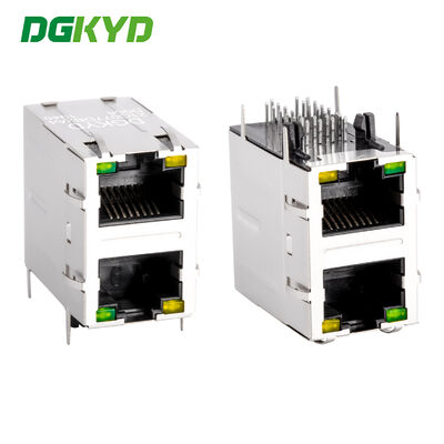وصلة RJ45 مزدوجة السطح مع محول 1000base وأداء Cat6 لشبكات Ethernet