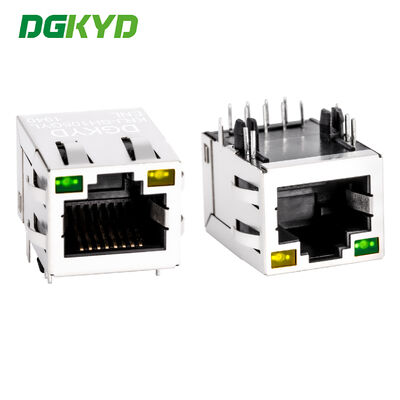 10/100 BASE Ethernet RJ45 جاك وحدات مع المحول ومن خلال الثقب