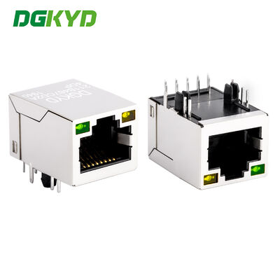 رابط RJ45 من الدرجة الصناعية 100Mbps مع مرشح شريط الضوء والمحول