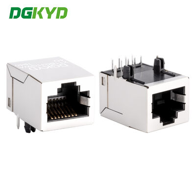 وصلة RJ45 100Mbps متكاملة محول رأس الكريستال واجهة إثنر DGKYD211B031GWA4D